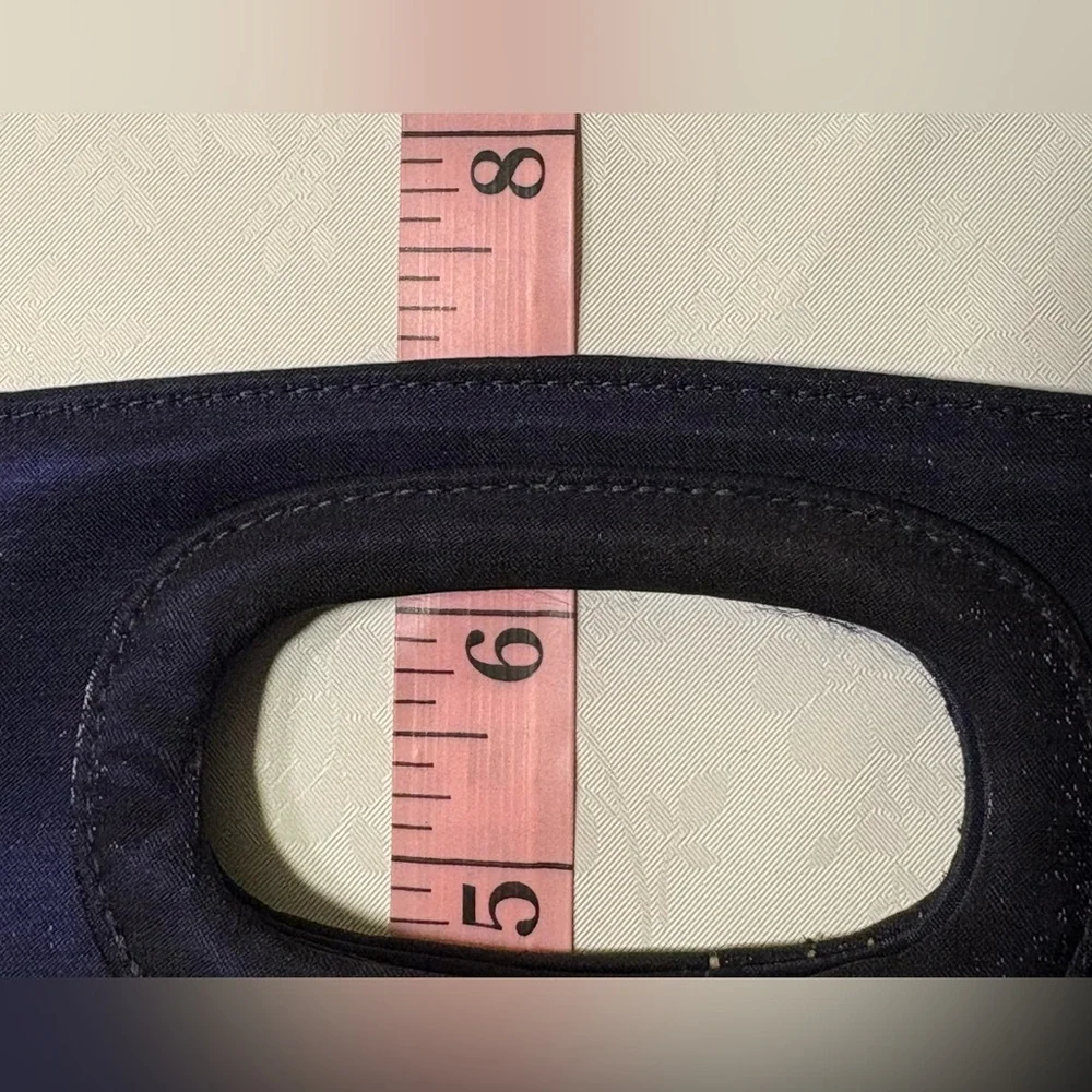 EUC Clutch Purse: Vintage 1970s Nylon Clutch w/ Inner Clasp Pocket